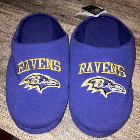 Baltimore Ravens slippers mens large NEW 2011 Cover
