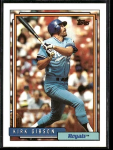 1992 Topps #720 Kirk Gibson Kansas City Royals - Picture 1 of 2