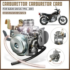 Carburateur Carb Pour Suzuki GN125 1994-2001 GS125 EN125 GN125E 1982-83,1991-97 - Foto 1 di 10