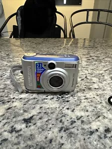 Samsung Digimax 200 2.1 Mega Pixels Digital Silver Camera Tested & Works Well - Picture 1 of 7