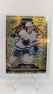 Wiliiam Nylander 2022-23 Upper Deck Allure Gold Glitter Toronto Maple Leafs /199 - Foto 1 di 2