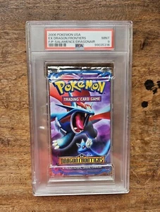 Pokémon TCG 2006 EX Dragon Frontiers Booster Pack PSA Mint 9 Salamence/Dragonair - Picture 1 of 3