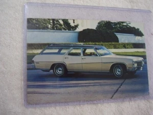 1970 BUICK ESTATE WAGON NO WOOD DEALER POSTCARD UNUSED ORIGINAL FREE POSTAGE - Picture 1 of 2