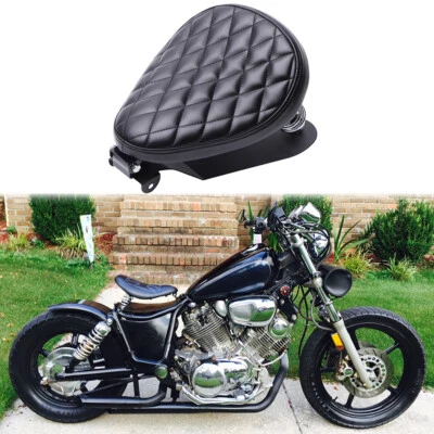 Motorcycle Solo Seats Spring W/ Base Plate For Yamaha Virago XV750 XV1100 Bobber - Image 1 of 4