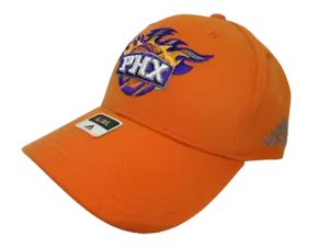 New Phoenix Suns Mens Sizes S/M-L/XL Orange Fitmax Adidas Flexfit Hat $20 - Picture 1 of 9