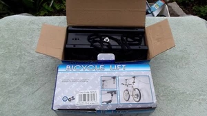 Two Bike Bicycle Lifts Ceiling Hanger Hoist Storage 20kg - Picture 1 of 2