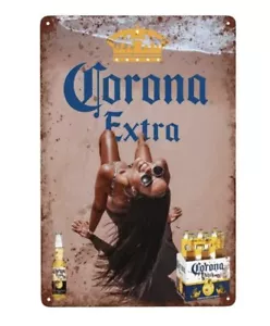 Corona Extra Beer Vintage Novelty Metal Sign 8" x 12" - Picture 1 of 2