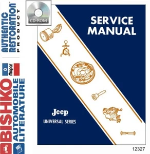 1966 1967 1968 Jeep CJ Universal Series Shop Service Repair Manual CD - Picture 1 of 1