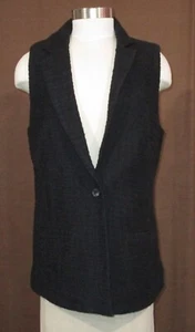 Chaleco negro mediano largo Lucky Brand para mujer nuevo sin etiquetas - Imagen 1 de 14