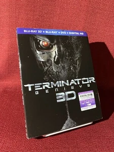 TERMINATOR: GENISYS 3D + Blu-Ray + DVD No Digital W/ Slipcover - Imagen 1 de 11