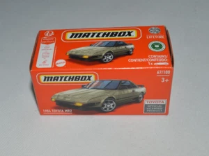 MATCHBOX 2025 POWER GRABAG 67/100 - 1984 TOYOTA MR2 METALLIC CHAMPANGE - Picture 1 of 4