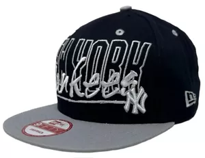Gorra de béisbol New York Yankees para hombre New Era 9FIFTY MLB en azul marino/gris - Imagen 1 de 5