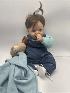 Lee Middleton Doll By Reva Schick 1997 040797 Baby Girl Blue Eyes - Picture 1 of 7