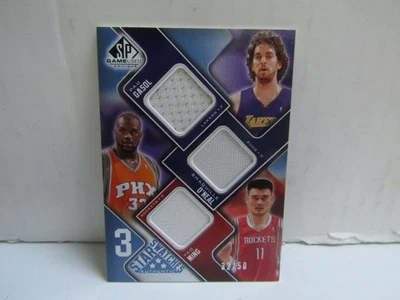 Parche triple Gasol Oneal Ming 2009-10 SP/50 usado en juegos Foto 1 de 2