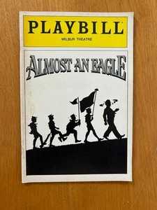 Vintage 1982 "Almost an Eagle" Wilbur Theatre Playbill - Bild 1 von 5