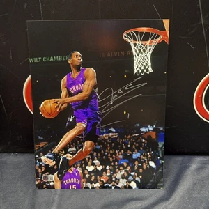 Tracy McGrady Autographed Toronto Raptors Signed 11x14 Photo Beckett BAS COA - Picture 1 of 3