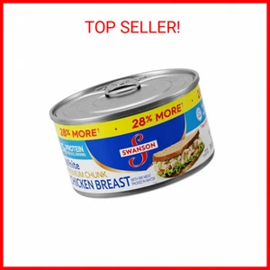 Swanson White Premium Chunk Canned Chicken Breast in Water (12.5oz) Fully Cooked - Picture 1 of 2