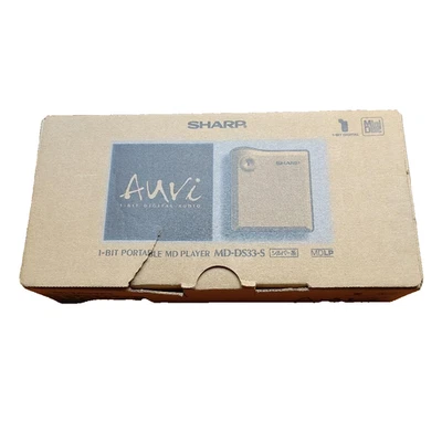 SHARP MD-DS33-S Portable MiniDisc Player Tested Used From JAPAN - Image 1 of 4