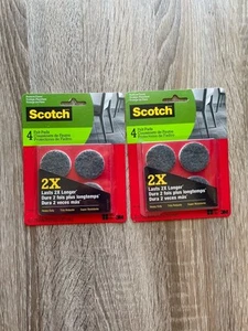 Lot of 2 Scotch 3M Company Heavy Duty Felt Pads 1.5"-4/Pkg Free Shipping NEW - Picture 1 of 2