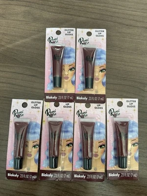 Lot 6 Remi Rose Blakely Lip Plumping Glitter Gloss Non-Sticky Shine New Sealed - Image 1 of 3