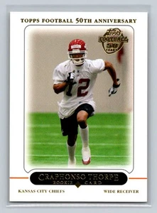 2005 Topps Rookie RC #388 Craphonso Thorpe Kansas City Chiefs Football Card - Picture 1 of 2
