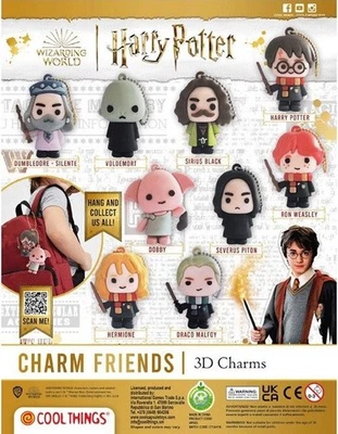 COOLTHINGS Capsule 50mm Charm 3D Amis Harry Potter Officiel
