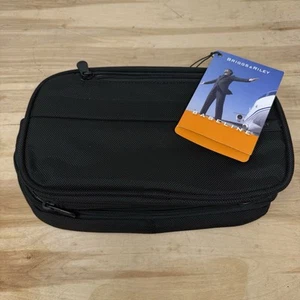 Briggs Riley Expandable Toiletry Kit Black 6”x0.5”x4.5”exp To 6in - Picture 1 of 7