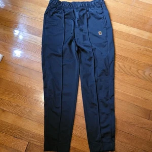 Nike Court Heritage Tennis Trainingshose schwarz Herren Medium Kordelzug Taschen Logo - Bild 1 von 8