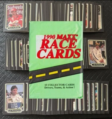 1990 MAXX NASCAR Racing Trading Cards Complete Your Set U Pick Dale Earnhardt - Image 1 of 3