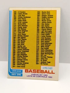 1982 O-Pee-Chee - Checklists - 265-396 - Baseball - #394 - - Picture 1 of 6
