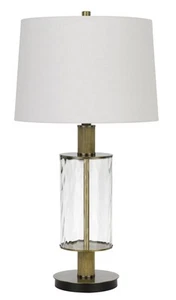 Cal Lighting BO-2988TB Morrilton 31" Tall Buffet Table Lamp - Glass - Picture 1 of 2