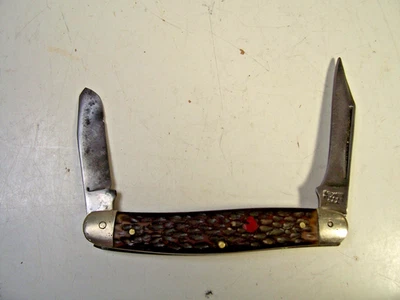Vintage Nutmaster 2 Blade Folding Pocket Knife Old Rough Shape - Image 1 of 4
