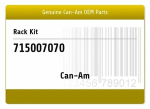 oem can-am outlander rear rack kit #715007070 - Bild 1 von 2