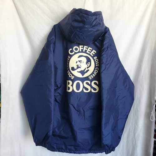 COACH Giacca vintage giapponese SUNTORY BOSS blu giacca da allenatore