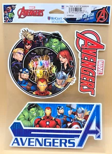 Pack de 3 Fan Marvel Avengers Juego de Calcomanías Multiusos, TOTALMENTE NUEVO - Imagen 1 de 2
