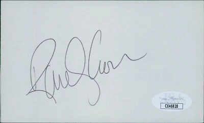 Randy Cross San Francisco 49ers Signed 3x5 Index Card JSA Authenticated - Image 1 of 2