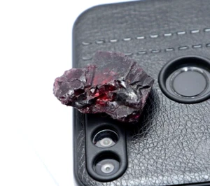 Painite Rossa Naturale 69 Ct Certificata AGL Grezza Birmana Rara Gemma Sciolta - Foto 1 di 6