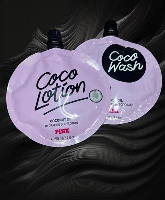 Victoria's Secret ROSA paquete: Coco Lotion y Coco Wash Foto 1 de 2