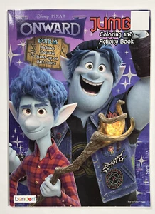 Bendon Disney Pixar Onward Jumbo Coloring Activity Book Tear Share 80 Pages New - Bild 1 von 3