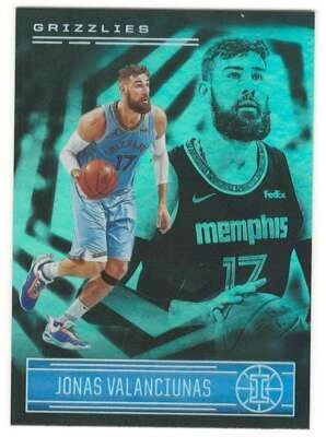 JONAS VALANCIUNAS 2020-21 Panini Illusions Trophy Collection Emerald #1 ID:24044 - Image 1 of 2