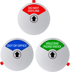 Privacy & Office Sign - Do Not Disturb, Out of Office, Welcome Please Knock - 5 - Picture 1 of 8
