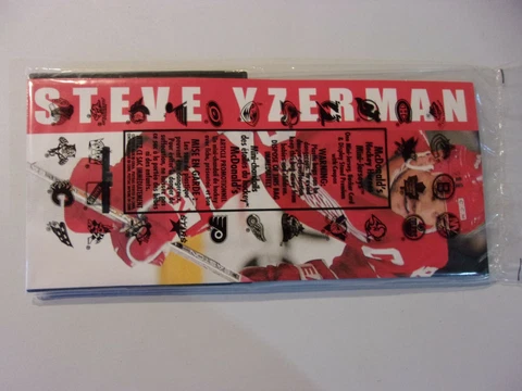 STEVE YZERMAN #19 McDonalds 2003 Hockey Heroes NHL Mini Jersey Detroit Red Wings Cover