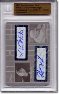 Nick ADENHART * Hank Conger * Autograph Rookie Auto Plate BGS 1/1 - Picture 1 of 1