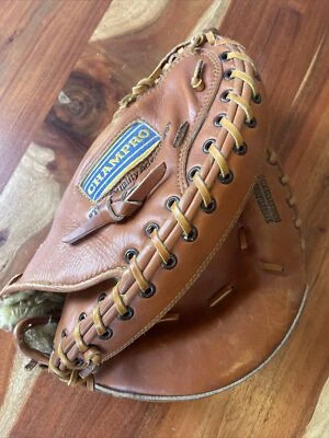 Luva Champro Classic 10 modelo apanhador destro couro bovino - Imagem 1 de 4