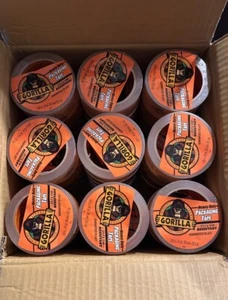 Case Of Gorilla Heavy Duty Packing Tape 1.88" x 40 yd ~ 54 Rolls, Clear - Picture 1 of 2
