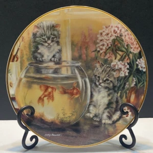 FRANKLIN MINT Collector Plate "CAT TALES" Limited Edition plate # HA6890 - Picture 1 of 13