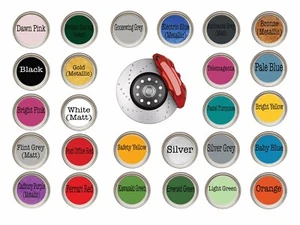 Heat Resistant Direct To Metal Caliper Paint Car Bike Metal Free Postage - Picture 1 of 52