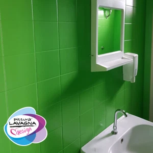 Smalto Ceramica e Sanitari A+B per igienici e piastrelle bagno Kg 1,200 (Mq 12) - Foto 1 di 9