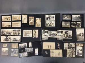 Lot x77 Vintage Anfang 1900 Familienleben Urlaub Autos s/w Fotoalbum - Bild 1 von 14