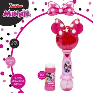 Disney Minnie Mouse Light and Sound Musical Bubble Wand, Includes Bubble Solu... - Picture 1 of 6
